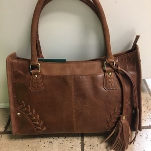 Diba True genuine leather brown purse.